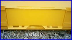 10' Xp30 Snow Pusher / Box- Cat Yellow- Free Shipping- Skid Steer Quick Attach