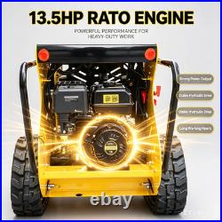 13.5HP Skid Steer Loader Hydraulic Tracked Loader Rato Gas Engine USA Pick Up