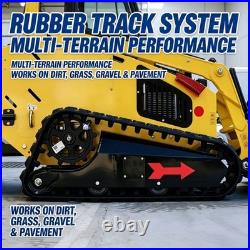 13.5HP Skid Steer Loader Hydraulic Tracked Loader Rato Gas Engine USA Pick Up