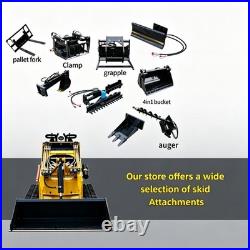 13.5HP Skid Steer Loader Hydraulic Tracked Loader Rato Gas Engine USA Pick Up