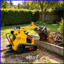 13.5HP Skid Steer Loader Hydraulic Tracked Loader Rato Gas Engine USA Pick Up