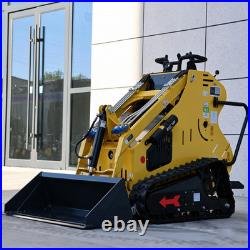 13.5HP Skid Steer Loader Hydraulic Tracked Loader Rato Gas Engine USA Pick Up