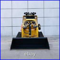 13.5HP Skid Steer Loader Hydraulic Tracked Loader Rato Gas Engine USA Pick Up