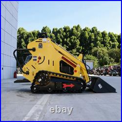 13.5HP Skid Steer Loader Hydraulic Tracked Loader Rato Gas Engine USA Pick Up