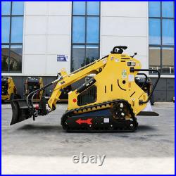13.5HP Skid Steer Loader Hydraulic Tracked Loader Rato Gas Engine USA Pick Up