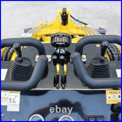 13.5HP Skid Steer Loader Hydraulic Tracked Loader Rato Gas Engine USA Pick Up