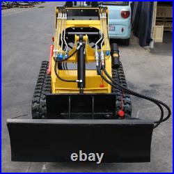 13.5HP Skid Steer Loader Hydraulic Tracked Loader Rato Gas Engine USA Pick Up