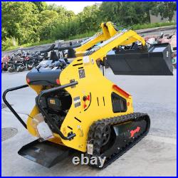 13.5HP Skid Steer Loader Hydraulic Tracked Loader Rato Gas Engine USA Pick Up