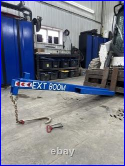 14' 8 Manual Telescopic Truss Jib Boom Hoist Attachment Fits Skid Steer Loader 14' 8 Manual Telescopic Truss Jib Boom Hoist Attachment Fits Skid Steer Loader