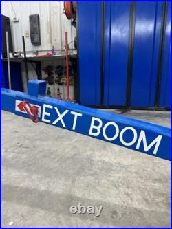 14' 8 Manual Telescopic Truss Jib Boom Hoist Attachment Fits Skid Steer Loader