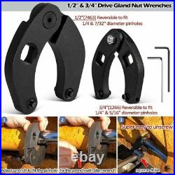 17PCS Hydraulic Cylinder Repair Kit Fits Skid Steers Loaders Backhoes Tractors