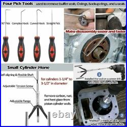 17PCS Hydraulic Cylinder Repair Kit Fits Skid Steers Loaders Backhoes Tractors