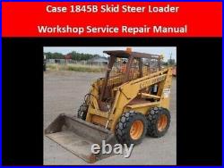 1845 Skid Loader Steer Tractor Service Worhshop Repair Manual Case 1845b