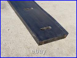 1-1/2 X 8 Rubber Edge For 12ft Snow Pusher, Snow Plow Rubber, Protech