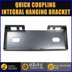 1/2 Heavy Duty Quick Tach Skid Steer Mount Plate Universal Loader Adapter