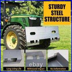 1/2 Heavy Duty Quick Tach Skid Steer Mount Plate Universal Loader Adapter