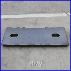 1/2 Heavy Duty Quick Tach Skid Steer Mount Plate Universal Loader Adapter
