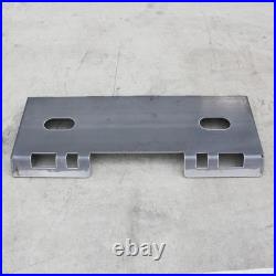 1/2 Heavy Duty Quick Tach Skid Steer Mount Plate Universal Loader Adapter