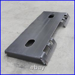 1/2 Heavy Duty Quick Tach Skid Steer Mount Plate Universal Loader Adapter