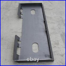 1/2 Heavy Duty Quick Tach Skid Steer Mount Plate Universal Loader Adapter