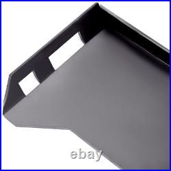 1/2 Hollow Mount Plate For Bobcat & Kubota Skid Steer Loader Attachment Adapter