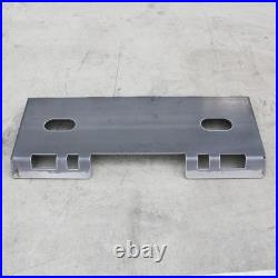 1/2 Quick Tach Attachment Mount Plate Adapter For Skid Steer Loader Free Ship