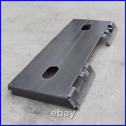 1/2 Quick Tach Attachment Mount Plate Adapter For Skid Steer Loader Free Ship