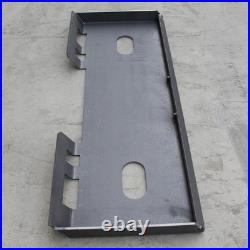 1/2 Quick Tach Attachment Mount Plate Adapter For Skid Steer Loader Free Ship