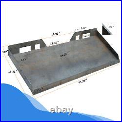 1/2 Quick Tach Attachment Mount Plate Heavy Duty Steel Front Loader Plate