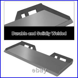 1/2 Skid Steer Attachment Quick Tach Mount Plate Loader Compatible with Kubo