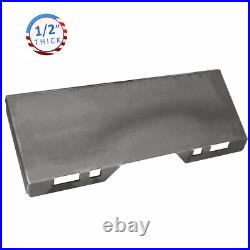 1/2 Skid Steer Mount Plate Quick Tach Attachment & Conversion Adapter Latch Box