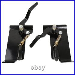 1/2 Skid Steer Mount Plate Quick Tach Attachment & Conversion Adapter Latch Box