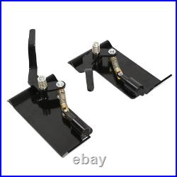 1/2 Skid Steer Mount Plate Quick Tach Attachment & Conversion Adapter Latch Box