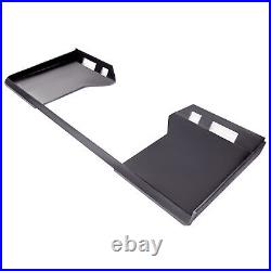 1/2 Skid Steer Mount Plate Quick Tach Attachment Loader Plate For Bobcat Kubota