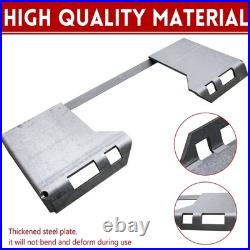 1/2 Thick Skid Steer Mount Plate Adapter Loader Quick Tach Attachment Metal