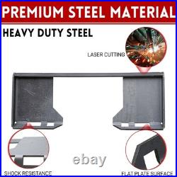 1/2 Thick Skid Steer Mount Plate Adapter Loader Quick Tach Attachment Metal