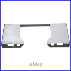 1/2 Thick Skid Steer Mount Plate Adapter Loader Quick Tach Attachment Metal