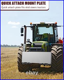 1/4 Skid Steer Loader Mount Plate Tractor Quick Ttach Adapter For Kubota 1/4 Skid Steer Loader Mount Plate Tractor Quick Ttach Adapter For Kubota