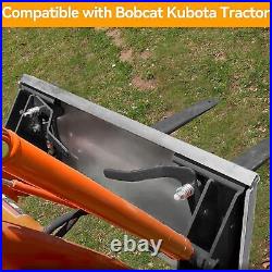1/4 Skid Steer Mount Plate & Quick Attach Adapter Compatible for Kubota Bobcat