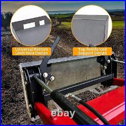 1/4 Skid Steer Mount Plate & Quick Attach Adapter Compatible for Kubota Bobcat