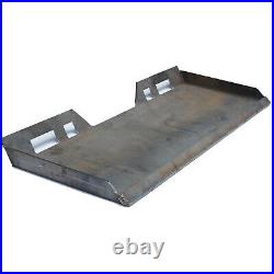 1/4 Skid Steer Mount Plate Thick Steel Tractors Bucket Quick Attach Plate
