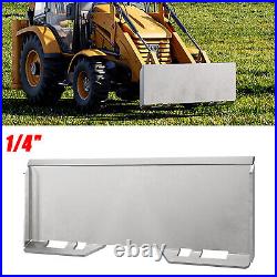 1/4 Thick Skid Steer Attachment Mount Plate Adapter Loader Quick Tach 4000 LBS