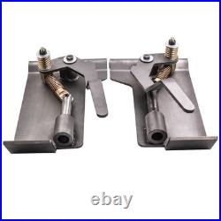 1 Pair Skid Steer Quick Tach Brackets Conversion Adapter For Latch Box Weld On
