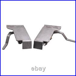1 Pair Skid Steer Quick Tach Brackets Conversion Adapter For Latch Box Weld On