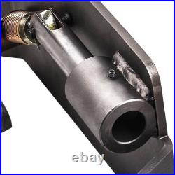 1 Pair Skid Steer Quick Tach Brackets Conversion Adapter For Latch Box Weld On