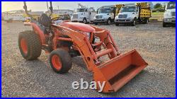 2017 Kubota L6060 4X4 TRACTOR LOADER 62HP SKID STEER QUICK ATTCHMENT Used