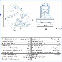 2024 Skid Steer Loader MP-S300 Free Shipping From US Warehouse