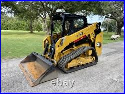 2025 Cat 255 Skid Steer Loader Joystick Controls Led Lights 2 Spd 680 Hr