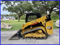 2025 Cat 255 Skid Steer Loader Joystick Controls Led Lights 2 Spd 680 Hr