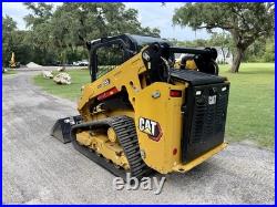 2025 Cat 255 Skid Steer Loader Joystick Controls Led Lights 2 Spd 680 Hr